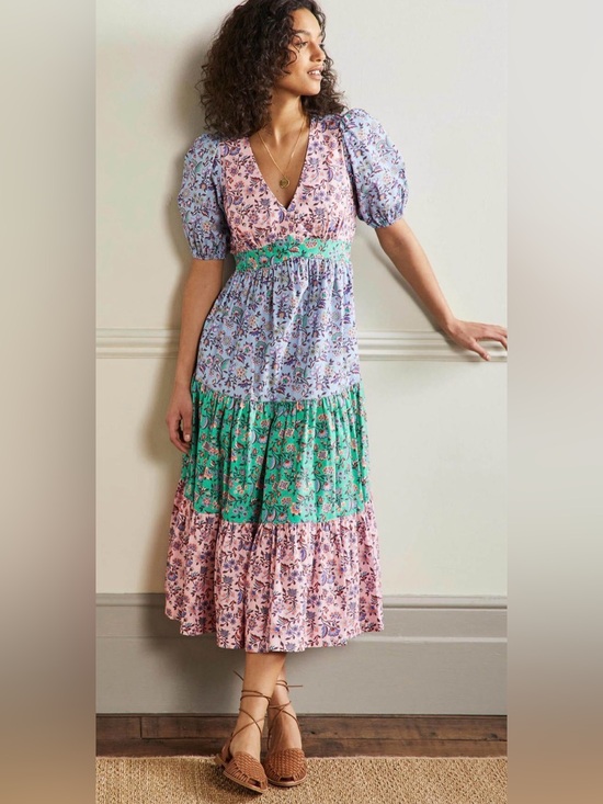 Boden Dresses & Skirts - Boden Tiered Poplin Maxi Dress